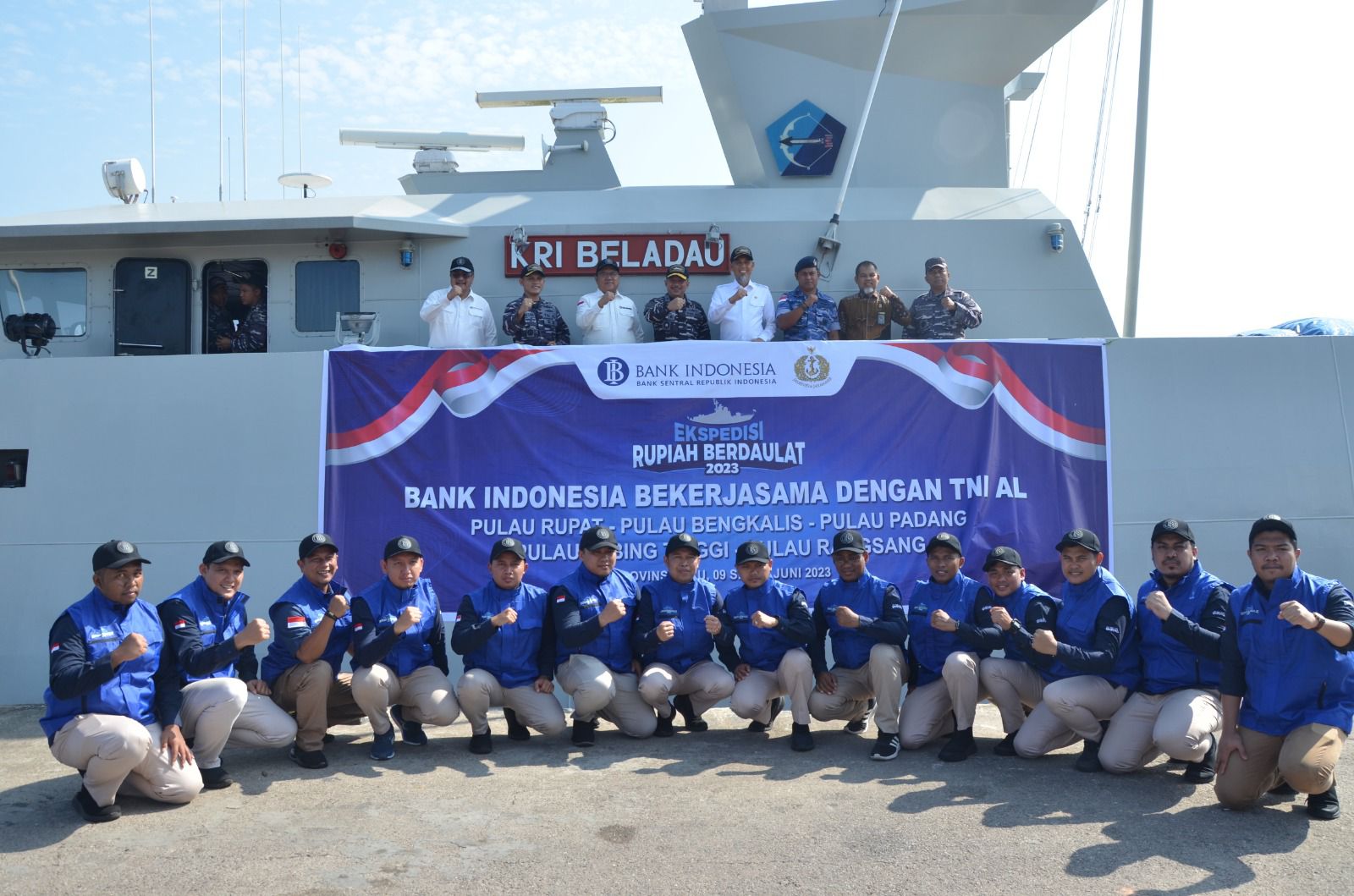 Kri Beladau Kunjungi Pulau Di Provinsi Riau Dukung Tim Ekspedisi