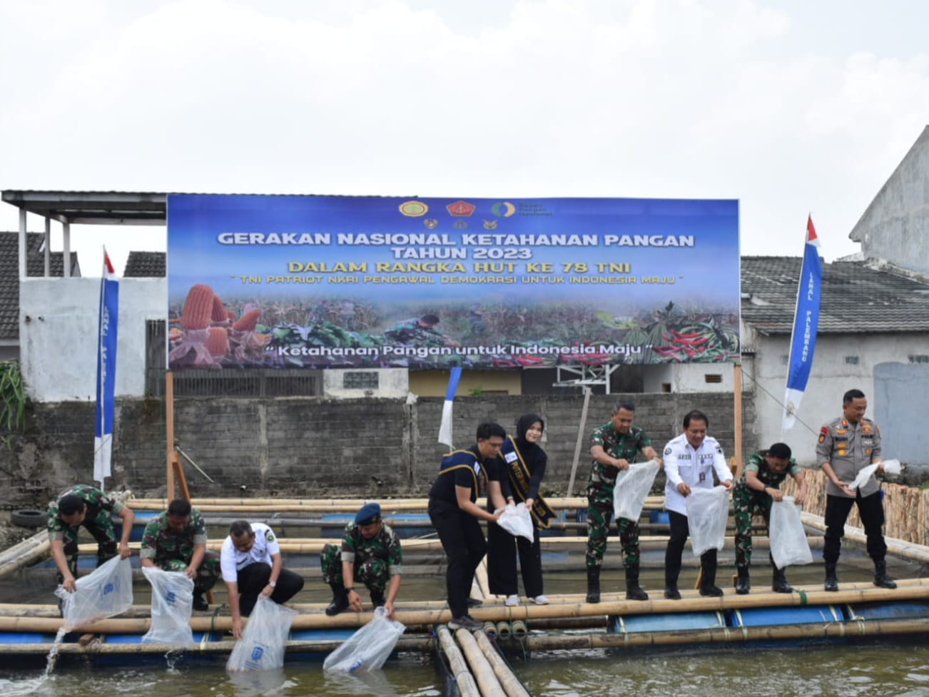 Pangkalan Tni Angkatan Laut Palembang Gelar Gerakan Nasional Ketahanan